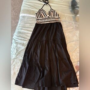 Rebellion Again Halter Crochet Dress